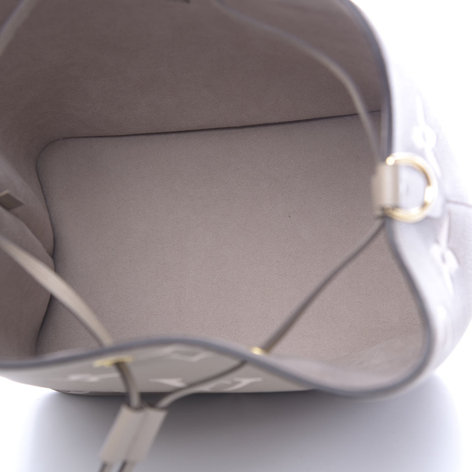 Louis Vuitton Empreinte Monogram Giant Neonoe MM Tourterelle Creme 6 of 11