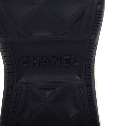 Chanel Velvet Calfskin Mixed Fibers CC Sneakers 39 Black 9 of 11