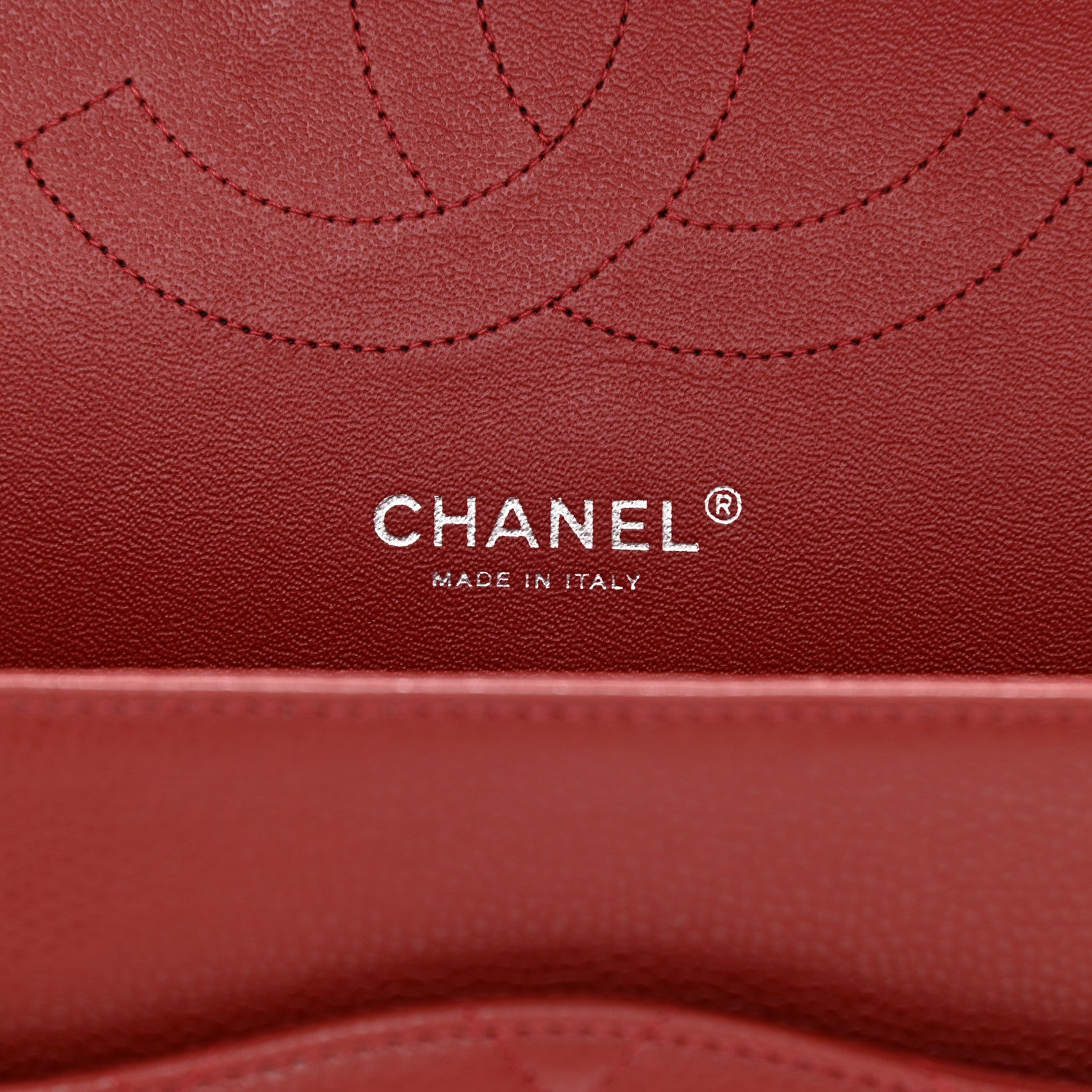 Chanel Caviar Quilted Jumbo Double Flap Dark Red 6 of 11