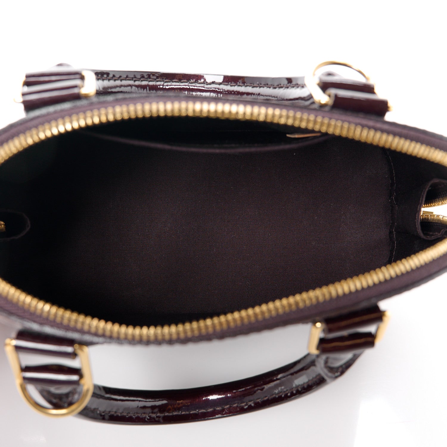 Louis Vuitton Vernis Alma BB Amarante 5 of 12