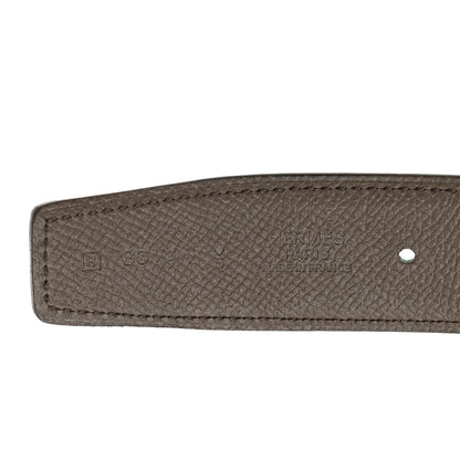 Hermes Epsom Swift 32mm Belt Strap 85 Bambou Etain 6 of 9