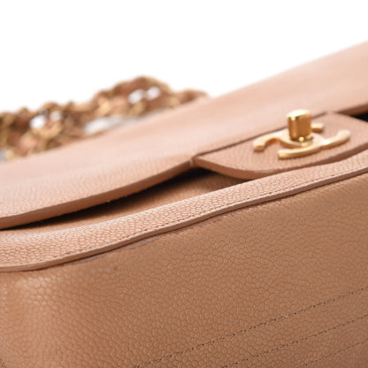 Chanel Grained Calfskin Jumbo Classic Pure Double Flap Beige 9 of 10