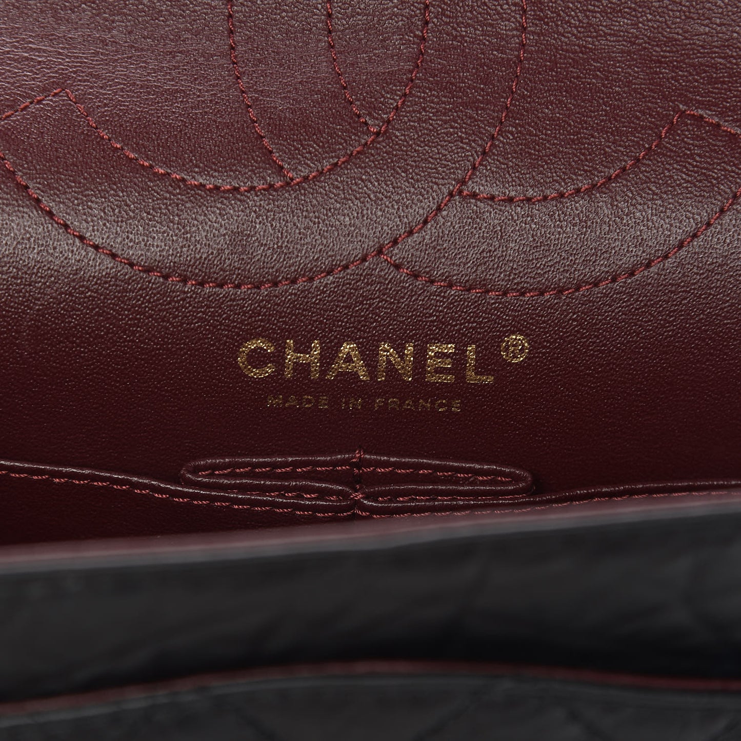 Aged Calfskin Quilted 2.55 Reissue 226 Flap Black