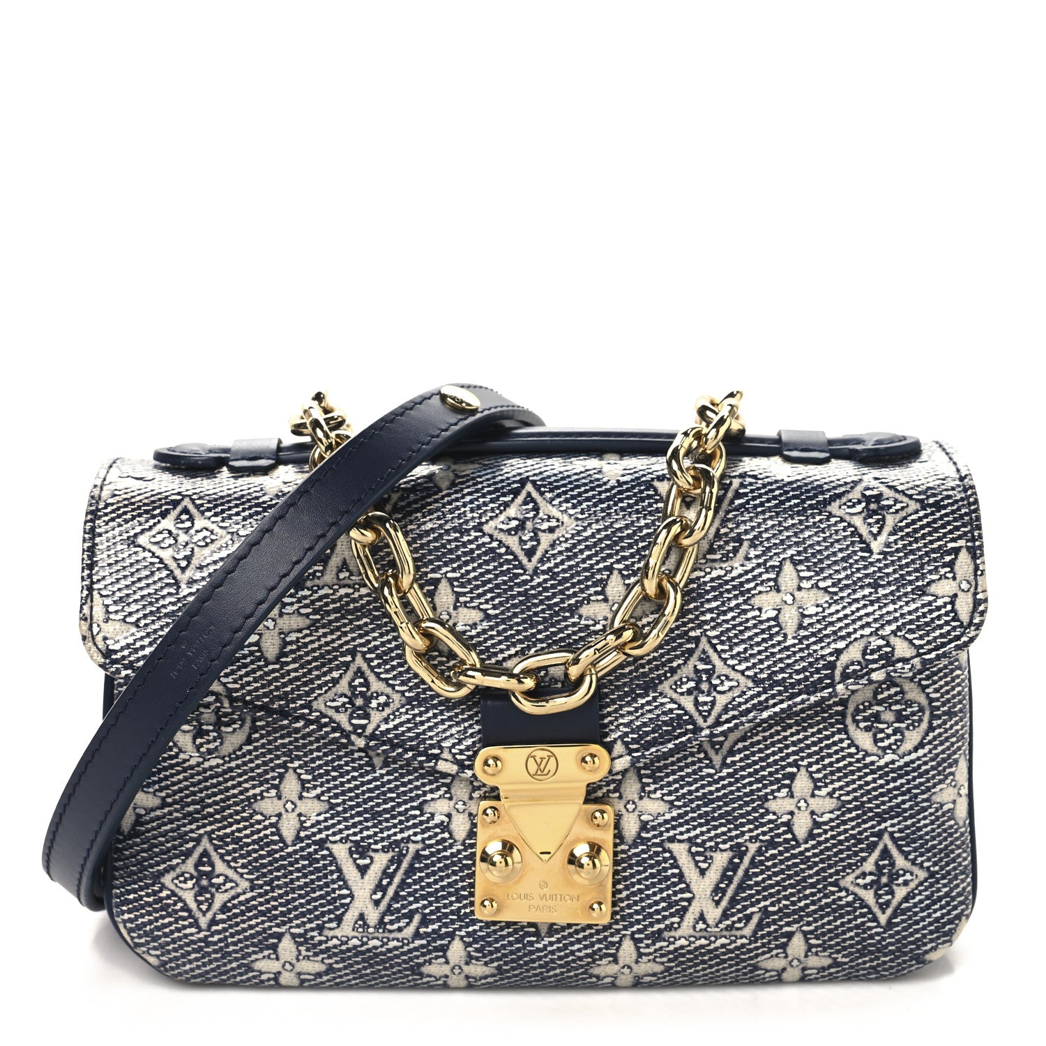 Louis Vuitton Monoglam Pochette Metis East West Blue 1 of 10