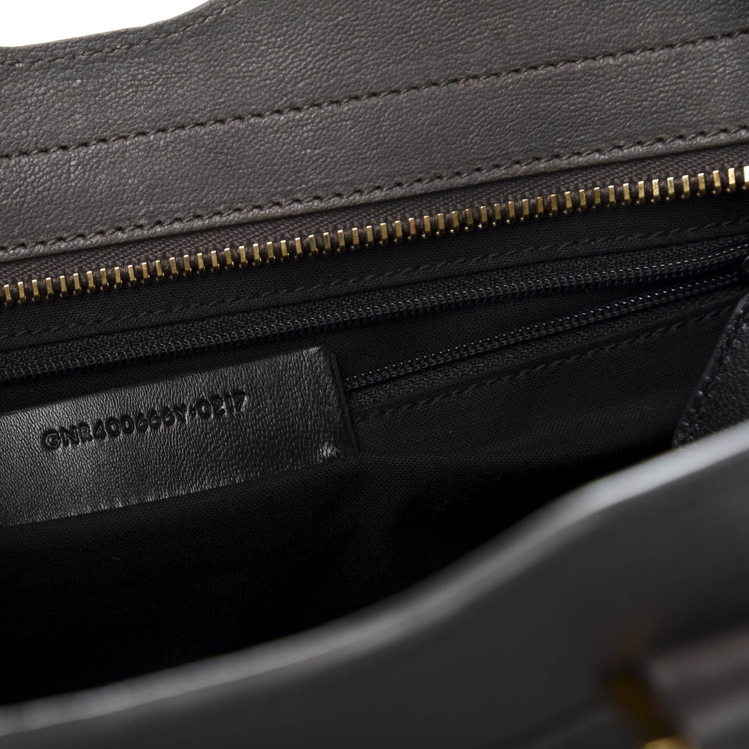 Saint Laurent Sheepskin Medium Cabas ChYc Grey 9 of 11