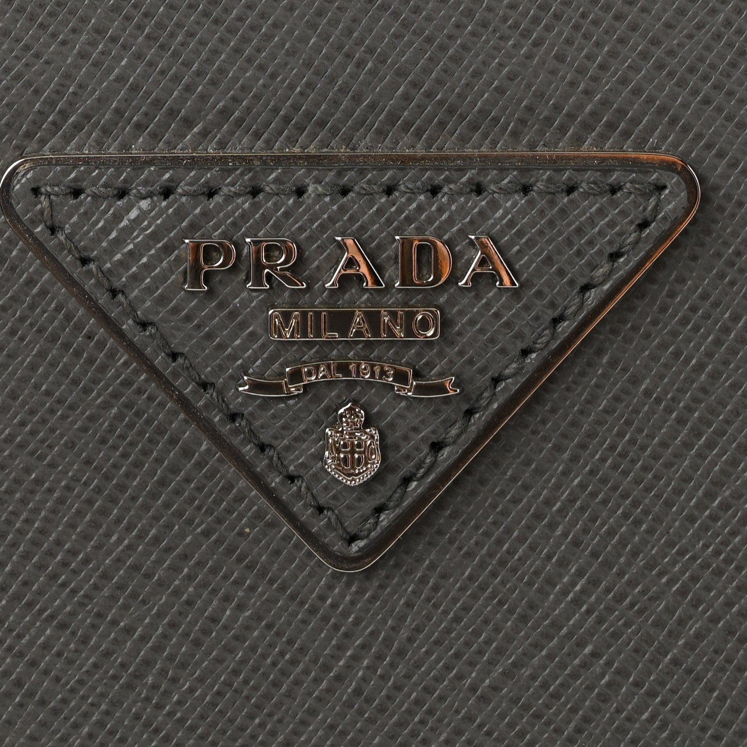 Prada Saffiano Lux Medium Galleria Double Zip Tote Grey 14 of 18