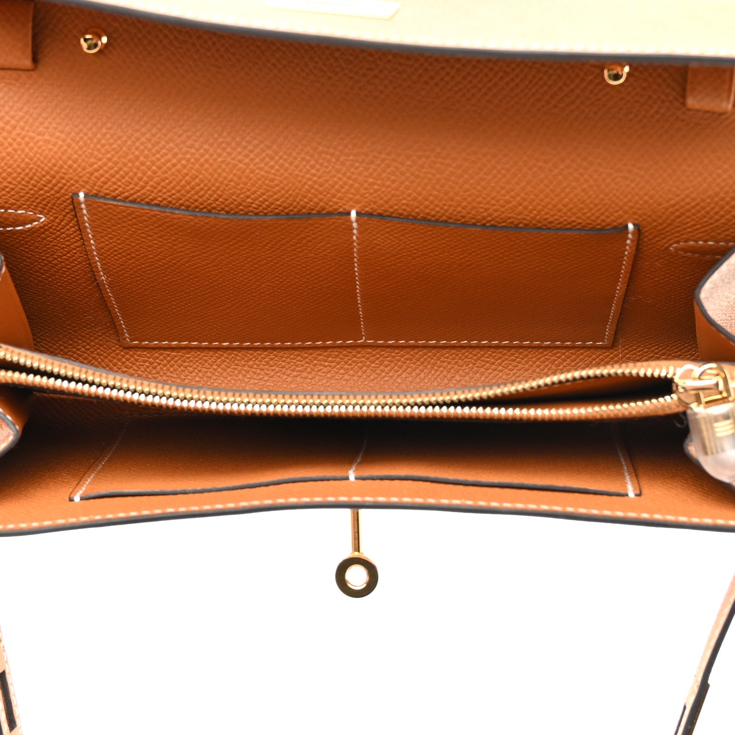Hermes Epsom Kelly Wallet To Go Gold 5 of 11