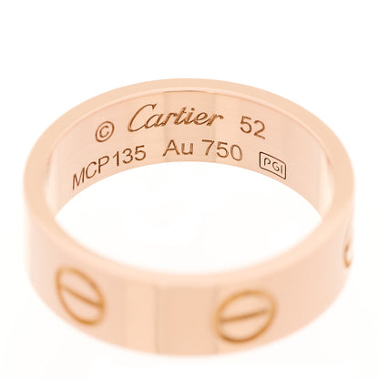 Cartier 18K Pink Gold 5.5mm LOVE Ring 52 6 4 of 4
