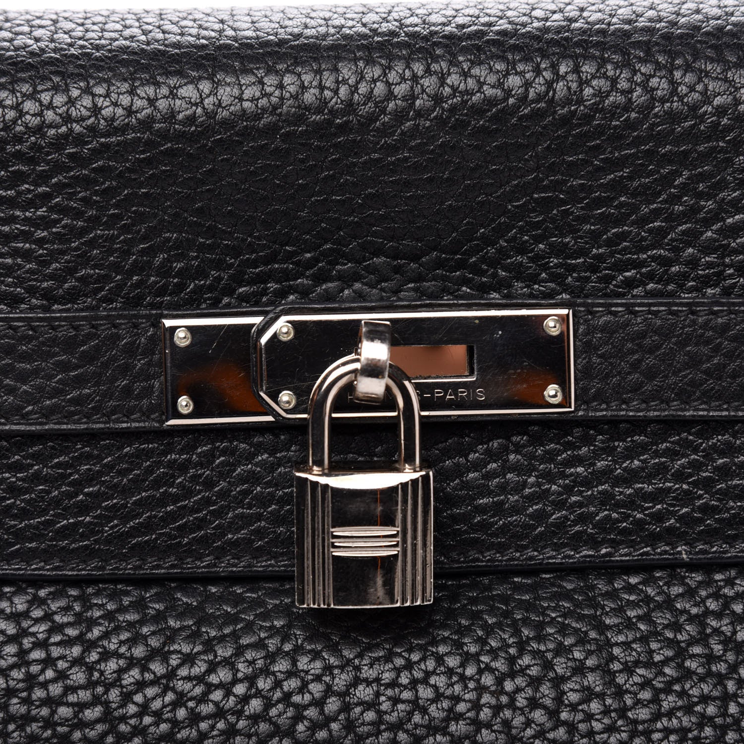 Hermes Fjord Kelly Retourne 35 Black 19 of 19