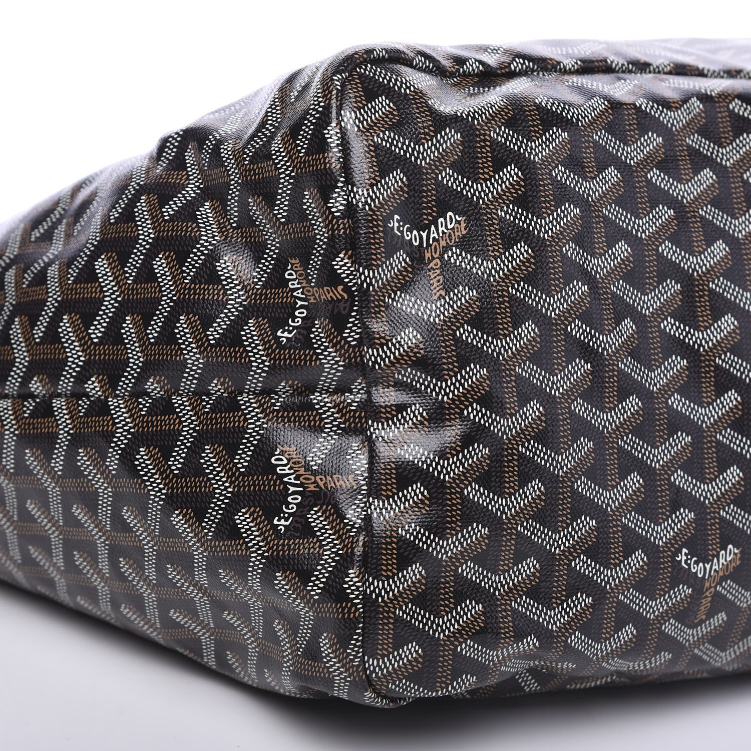 Goyard Goyardine Saint Louis GM Black Gold 5 of 7