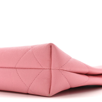 Chanel Caviar Quilted A Real Catch Clutch Pink 10 of 13