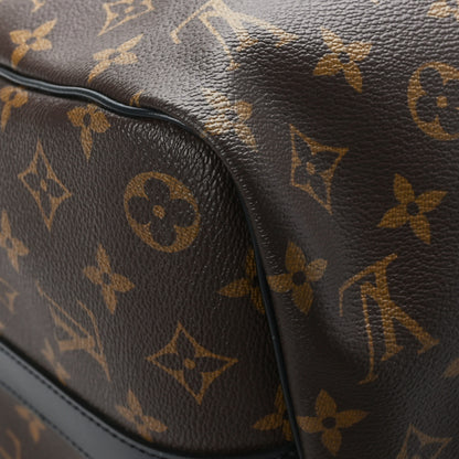 Louis Vuitton Monogram Macassar Keepall Bandouliere 45 8 of 9
