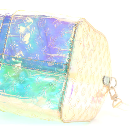 Louis Vuitton PVC Monogram Keepall Bandouliere 50 Iridescent Prism 9 of 9