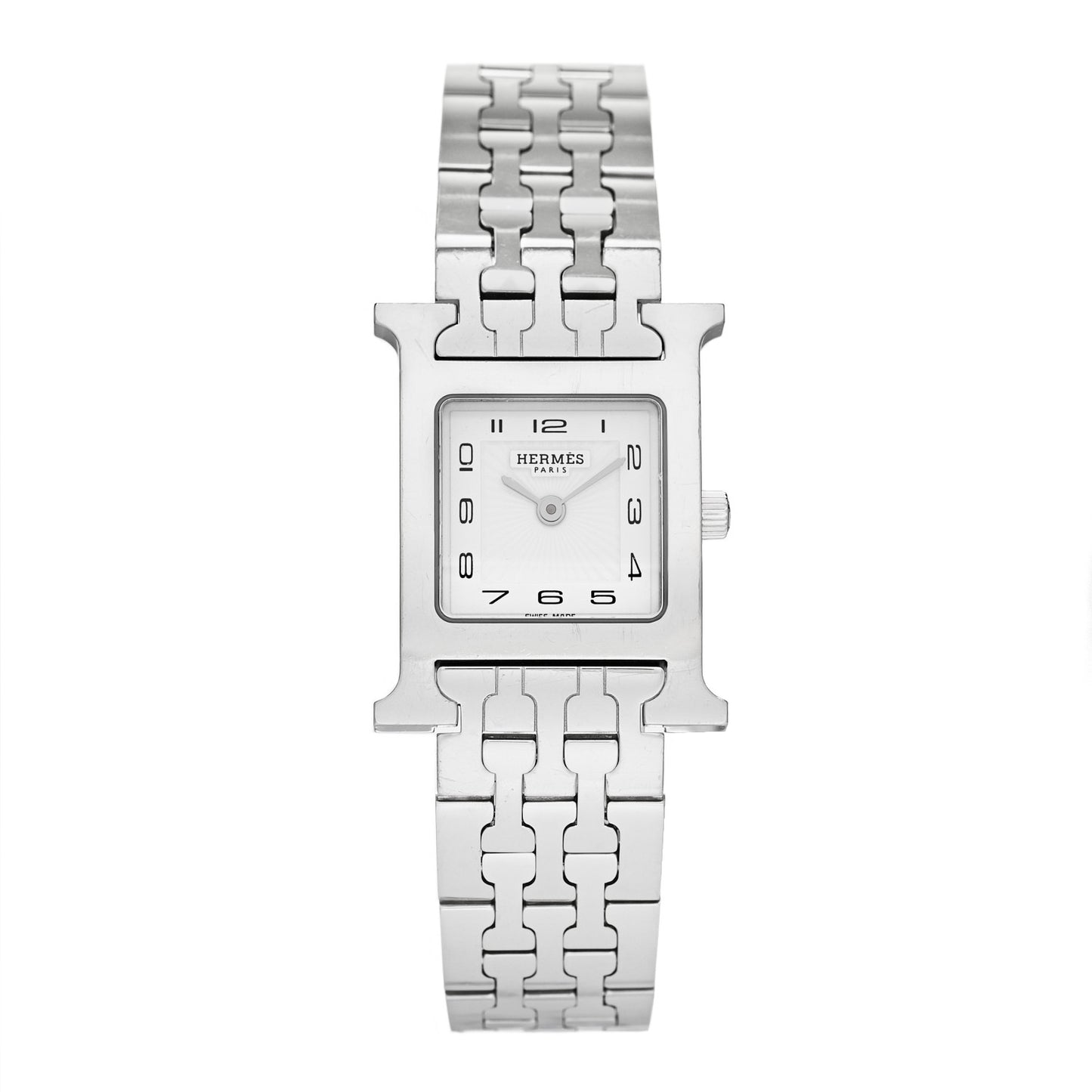 Stainless Steel 21mm Heure H Hour Quartz Watch