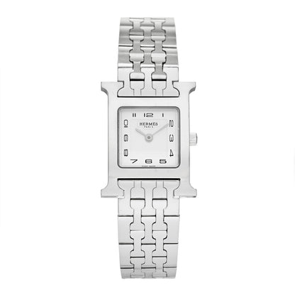 Hermes Stainless Steel 21mm Heure H Hour Quartz Watch 1 of 5
