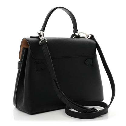 Louis Vuitton Calfskin Lockme Ever BB Black 2 of 8