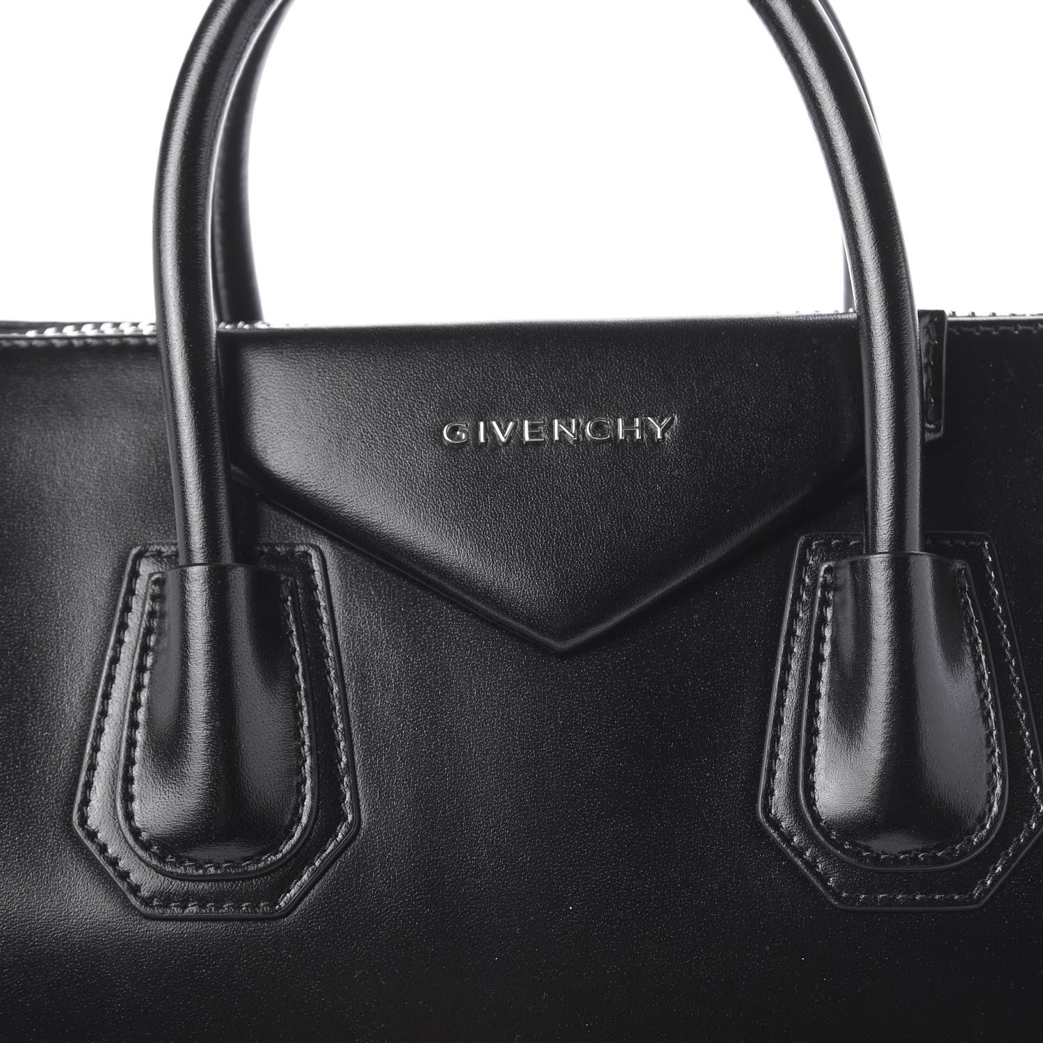 Givenchy Shiny Lord Calfskin Medium Antigona Black 9 of 11