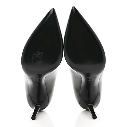 Saint Laurent Calfskin Anja 85 Pumps 40 Black 5 of 9