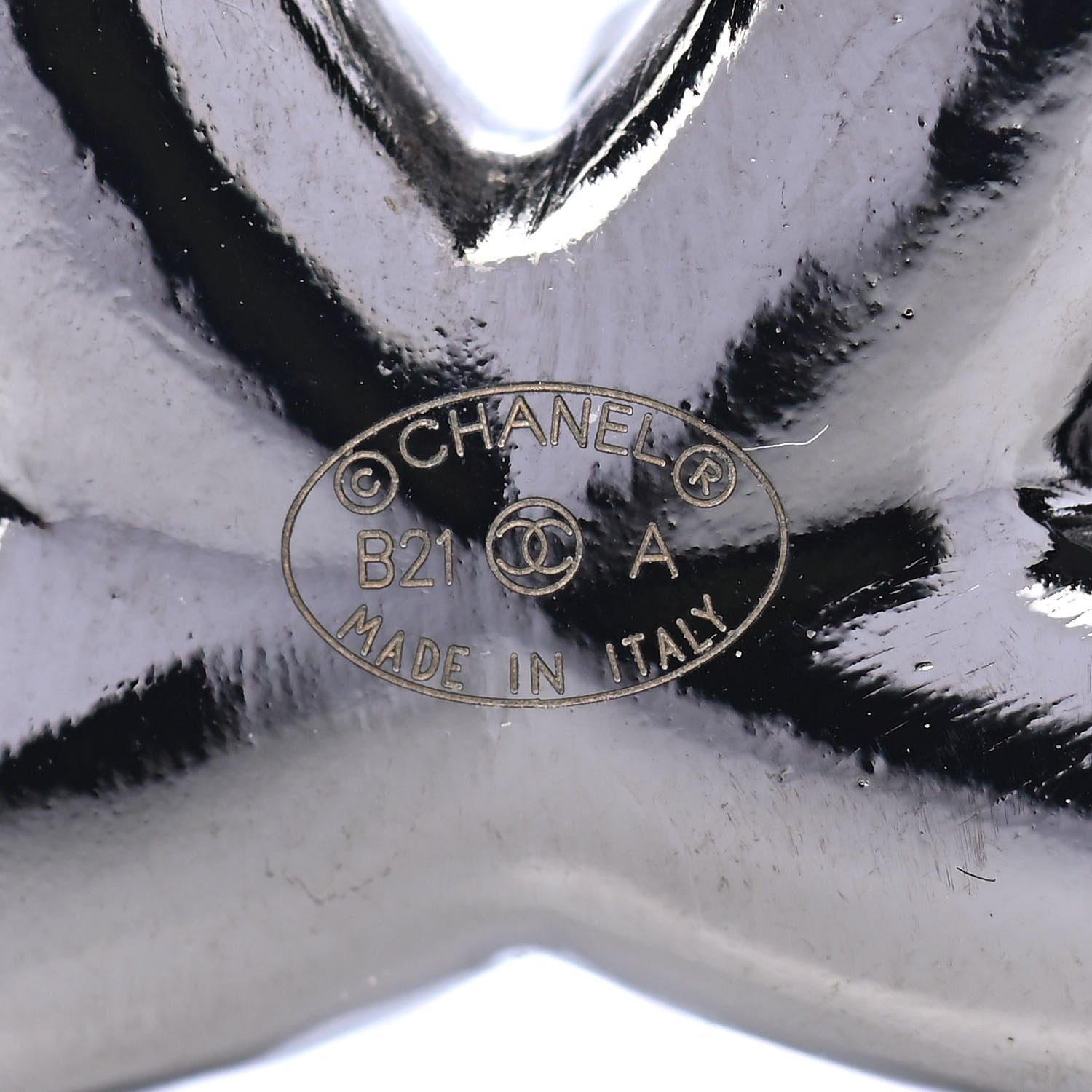 Chanel Pearl Crystal CC Brooch Silver 3 of 3