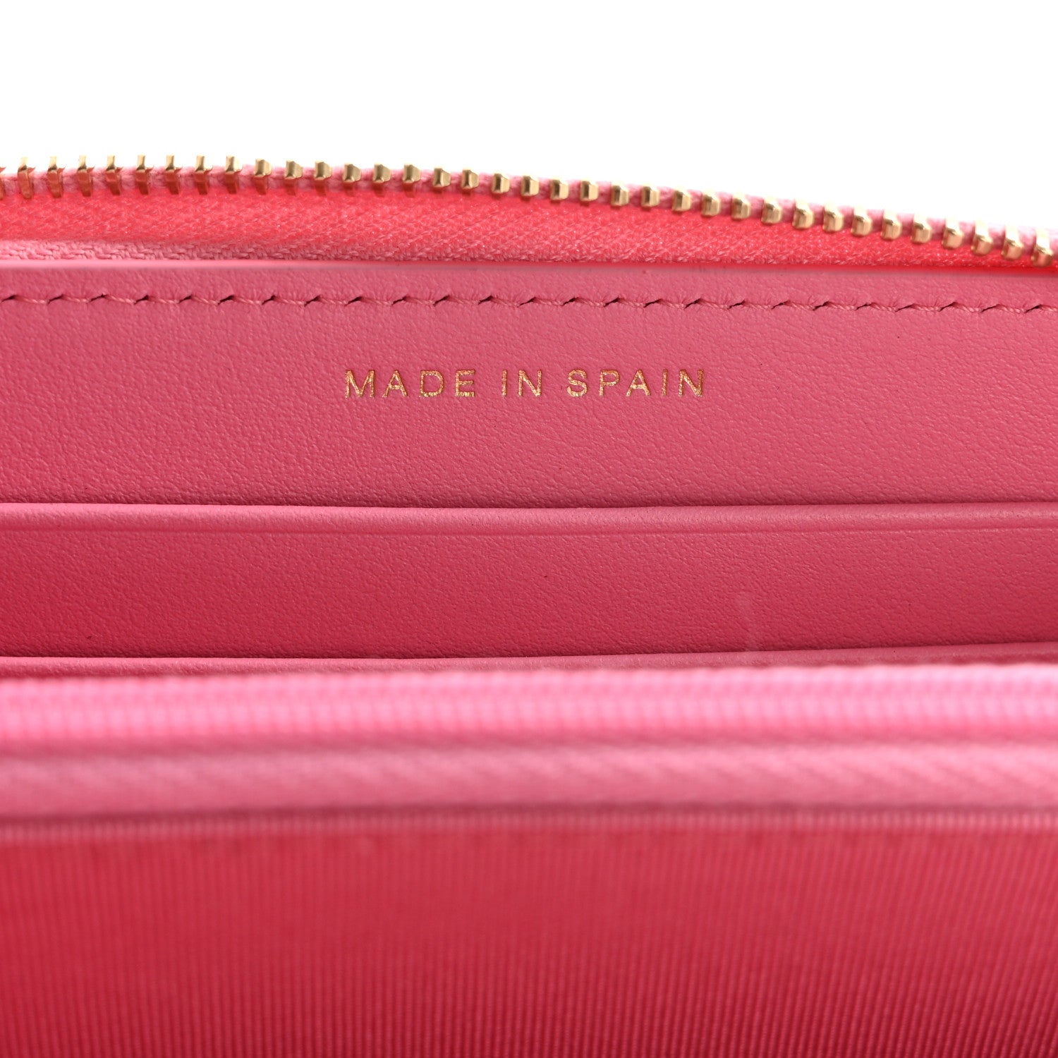 Chanel Caviar Quilted Medium Zip Around Wallet Pink 7 of 8