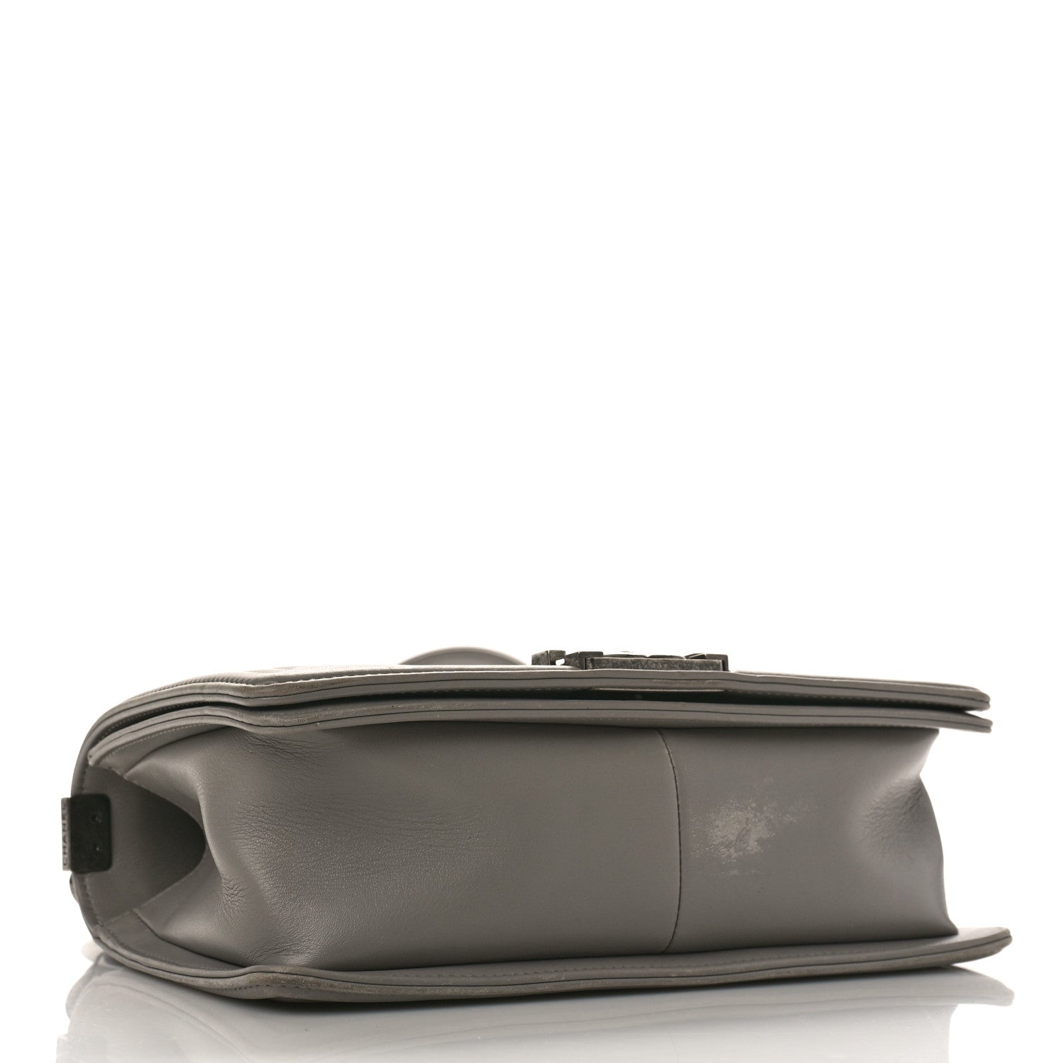 Chanel Lambskin Quilted Small Boy Flap Grey 4 of 12