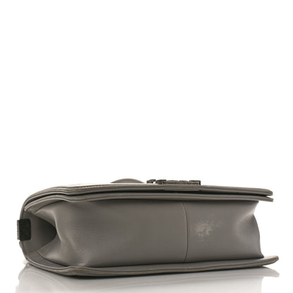 Chanel Lambskin Quilted Small Boy Flap Grey 4 of 12