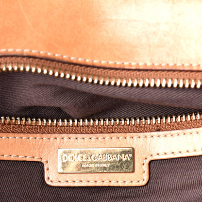 Dolce & Gabbana Leo Crepe Large Miss Sicily Satchel Naturale 6 of 8
