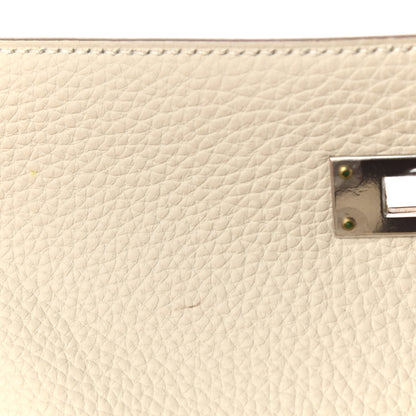 Hermes Togo Au Galop Kelly Retourne 28 Craie Rouge H Fauve Black 11 of 13