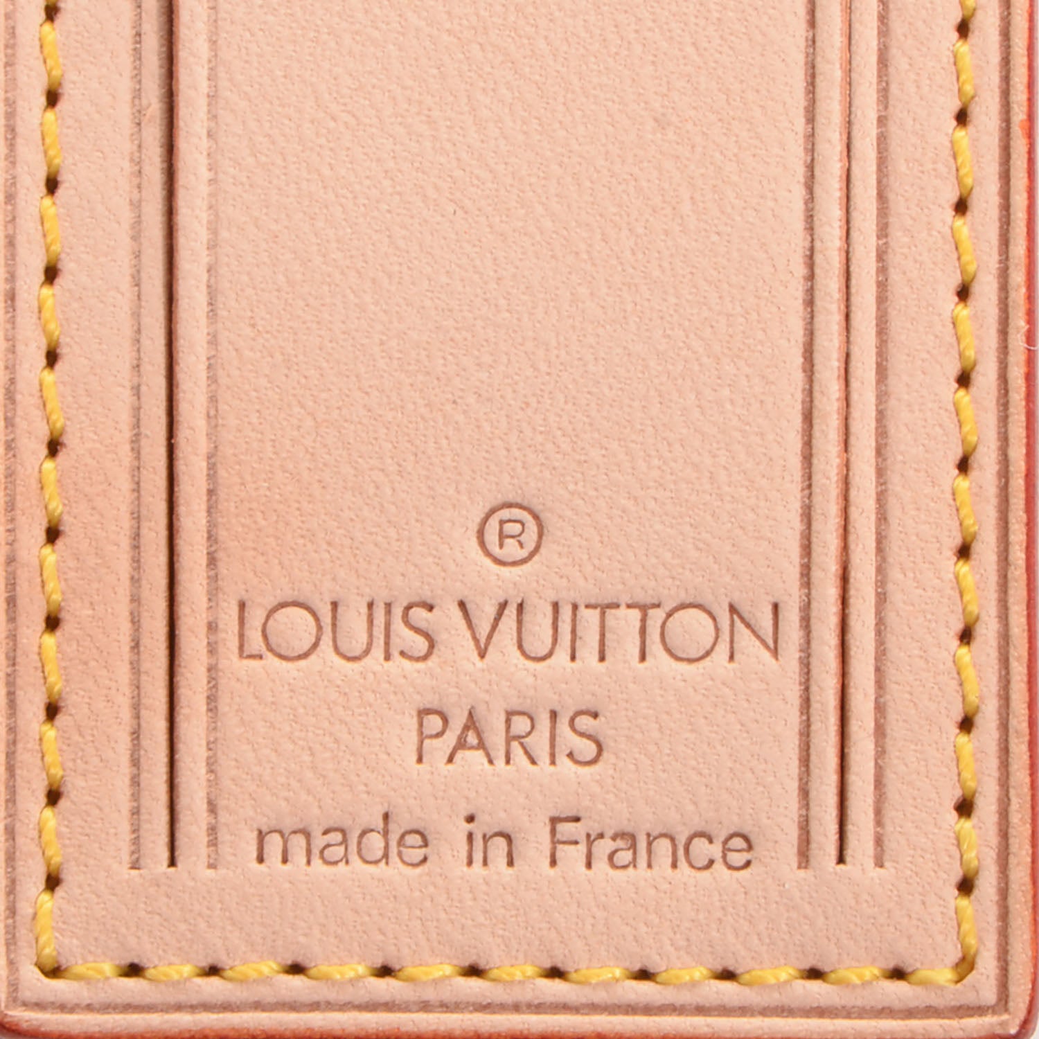 Louis Vuitton Vachetta Leather Luggage Tag 3 of 4