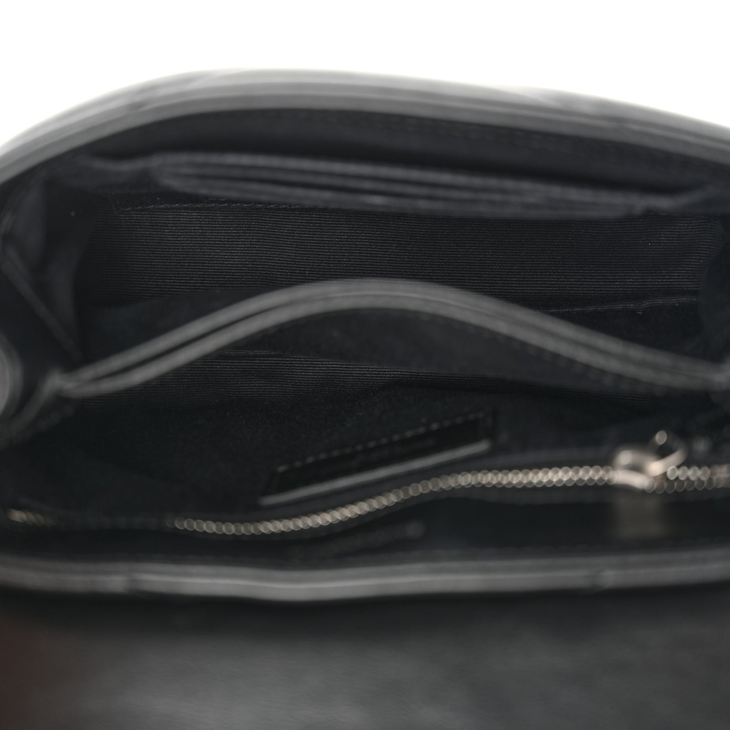 Calfskin Y Quilted Monogram Toy Loulou Crossbody Bag Black