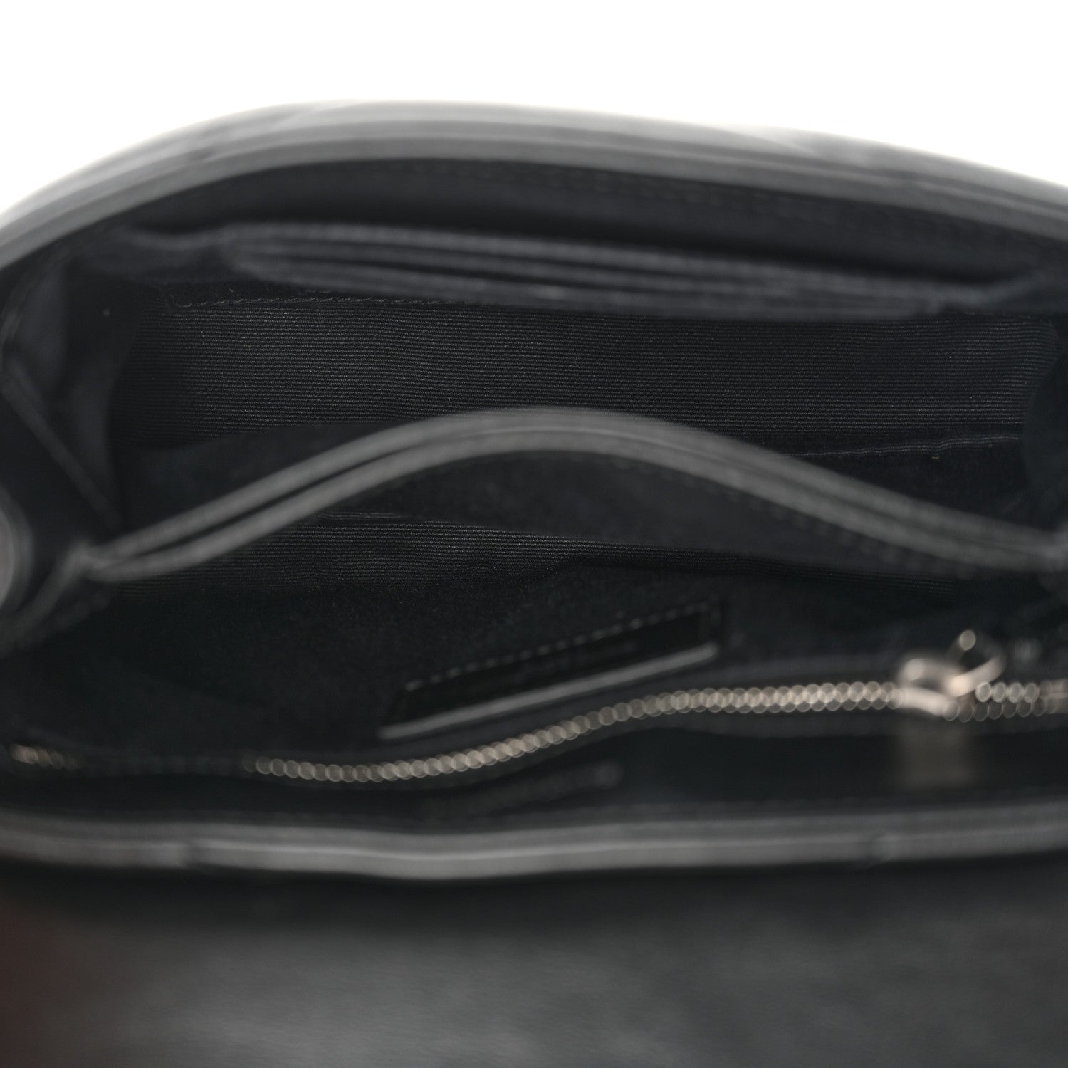 Saint Laurent Calfskin Y Quilted Monogram Toy Loulou Crossbody Bag Black 5 of 11