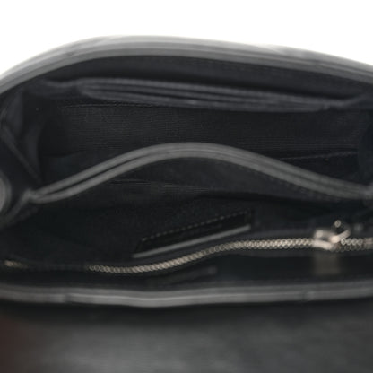 Saint Laurent Calfskin Y Quilted Monogram Toy Loulou Crossbody Bag Black 5 of 11