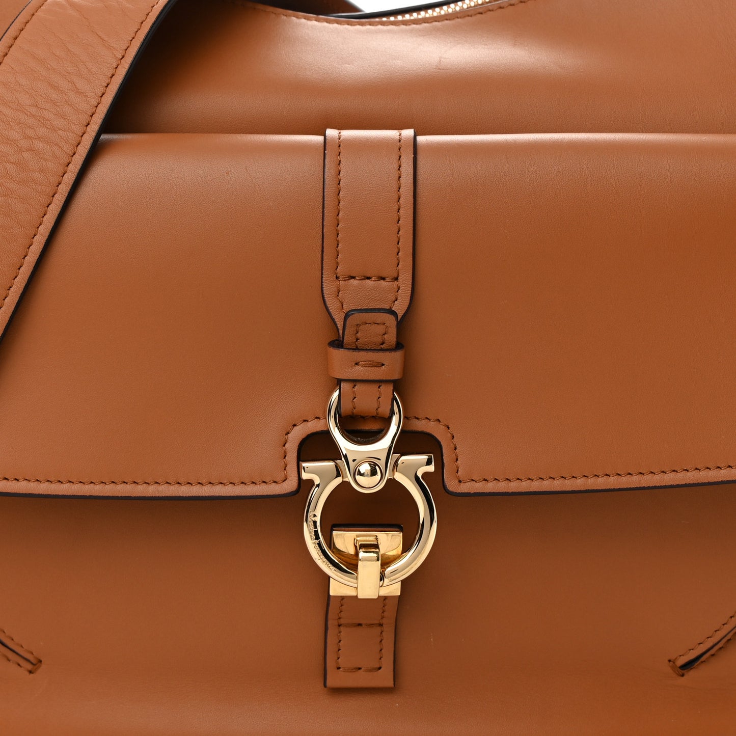 Calfskin Fiona Hobo Brown