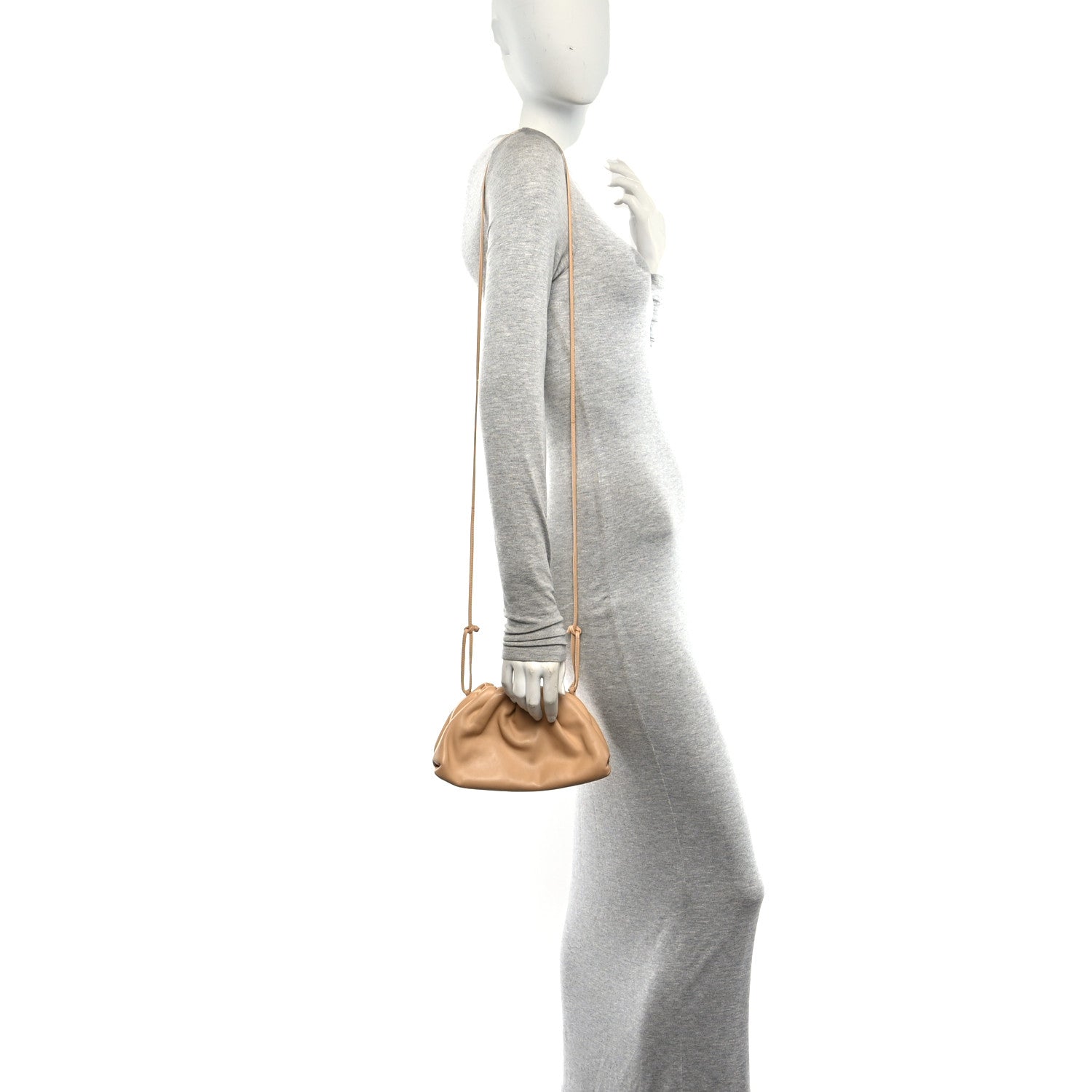 Bottega Veneta Butter Calfskin The Mini Pouch Almond 2 of 10
