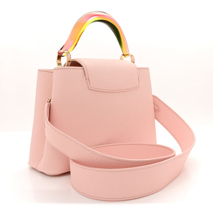 Louis Vuitton Taurillon Resin Murano Capucines BB Rose Jasmin 3 of 9