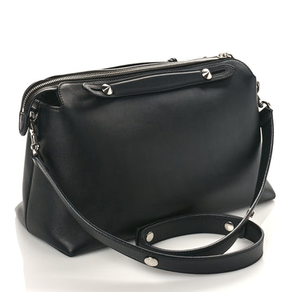 Fendi Vitello Dolce Medium By The Way Boston Bag Black 3 of 9
