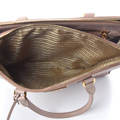 Prada Saffiano Large Galleria Double Zip Tote Cammeo 8 of 11