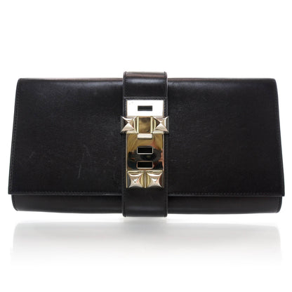 Hermes Box Medor 29 Clutch Black 1 of 7