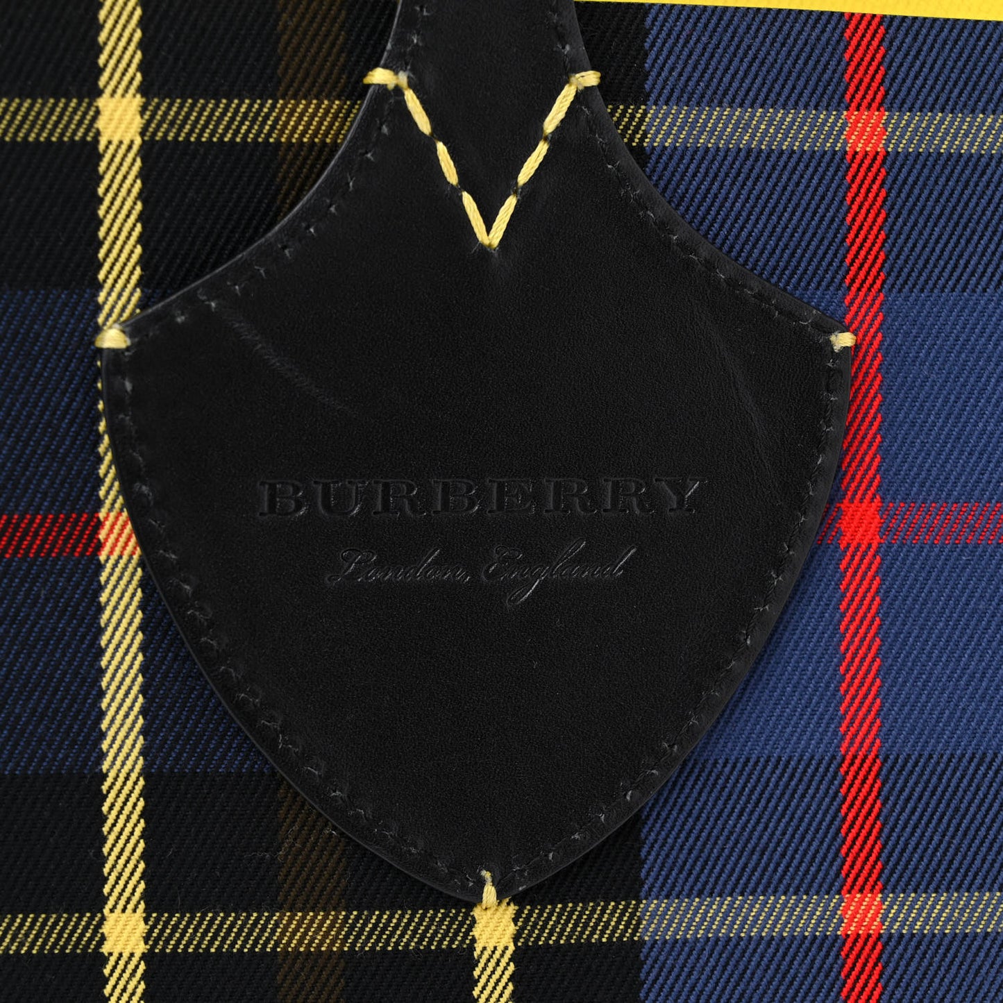 Vintage Check Medium The Giant Reversible Tote Racing Green Cobalt Blue