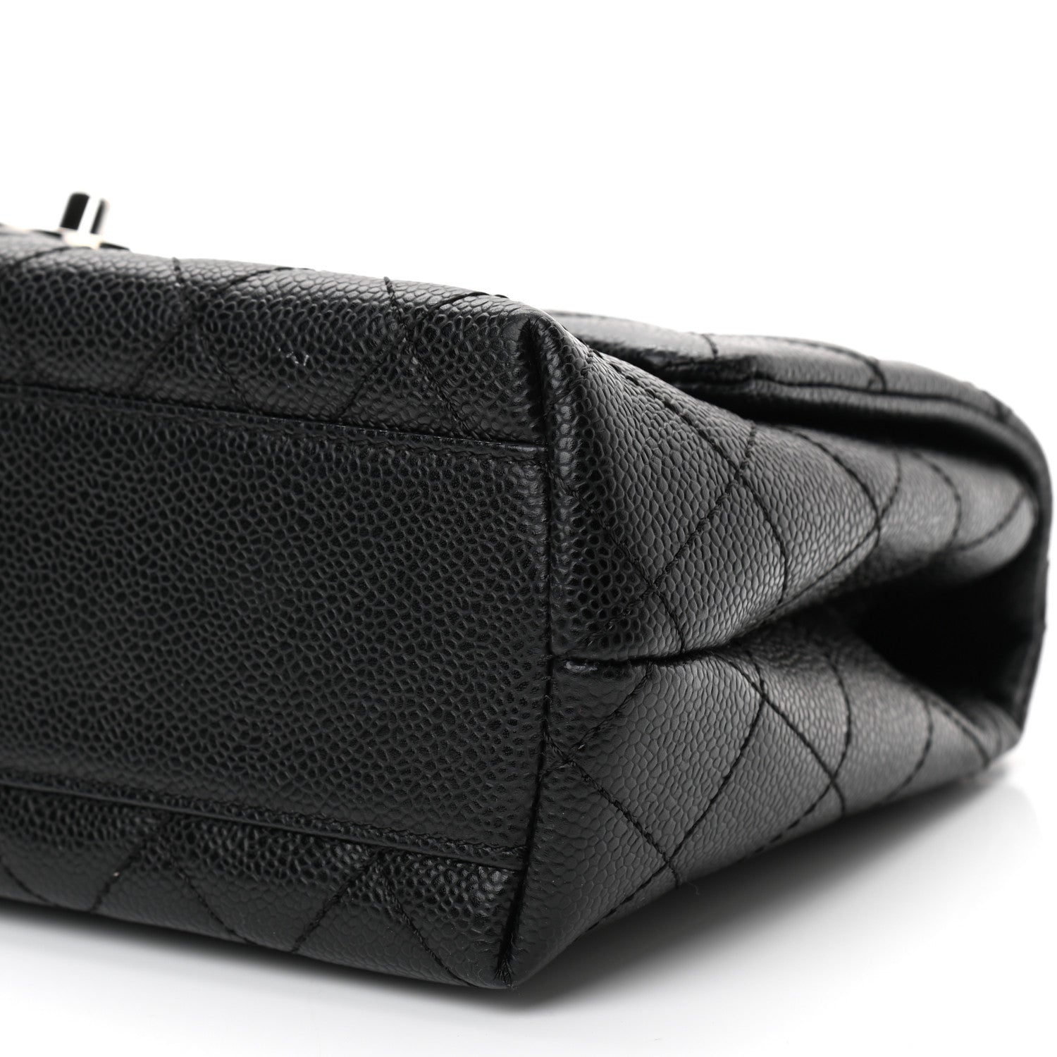 Chanel Caviar Quilted Medium Kelly Flap Bag Black 10 of 12