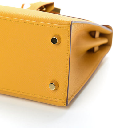 Hermes Epsom Kelly Sellier 25 Jaune Ambre 40 of 41