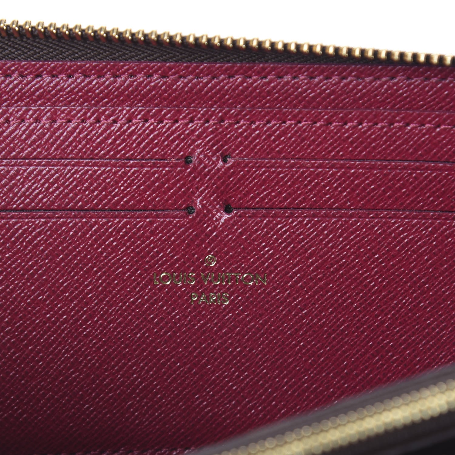 Louis Vuitton Monogram Clemence Wallet Fuchsia 5 of 5