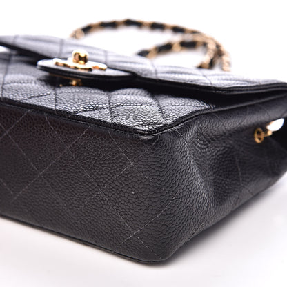 Chanel Caviar Quilted Mini Square Flap Black 9 of 11