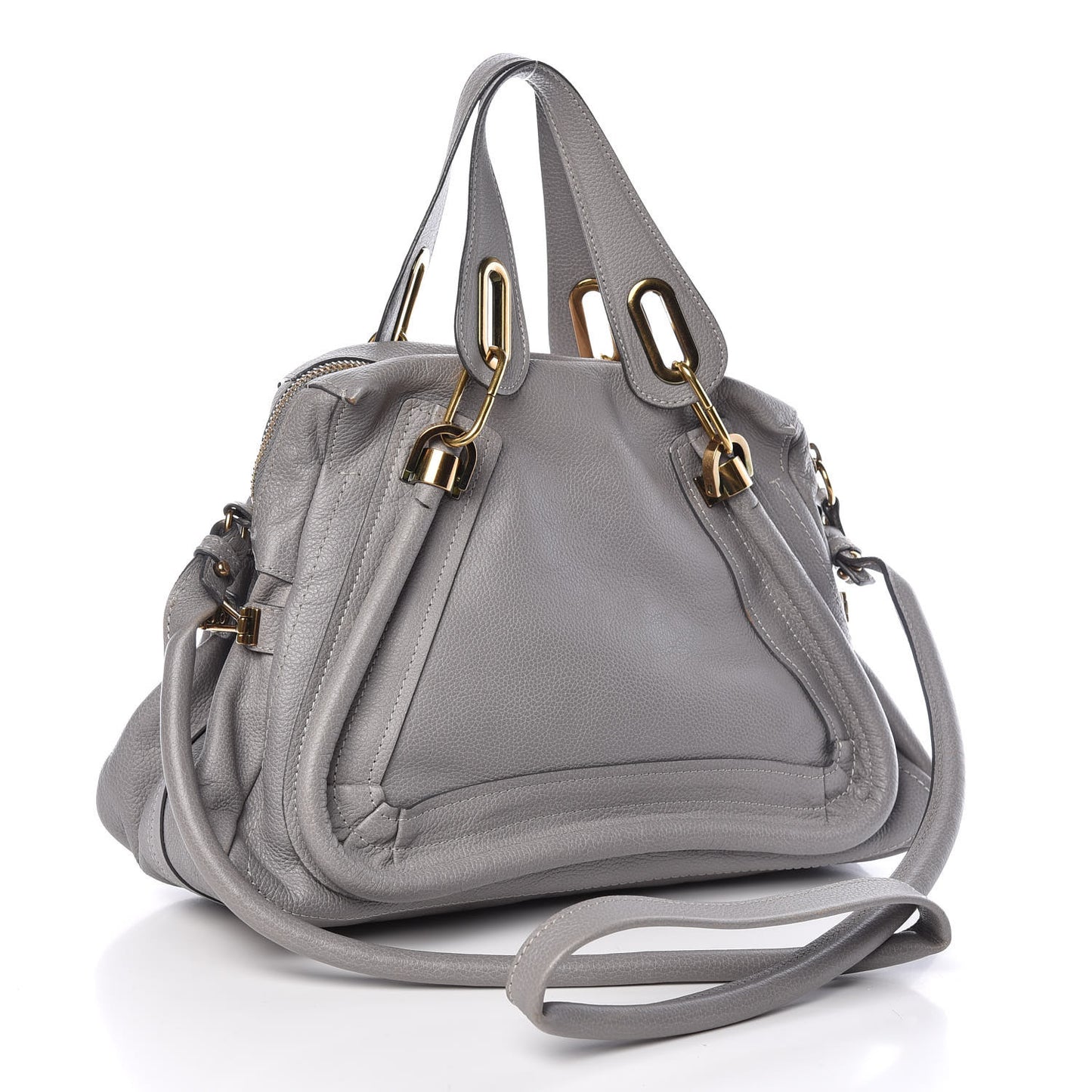 Calfskin Medium Paraty Cashmere Grey