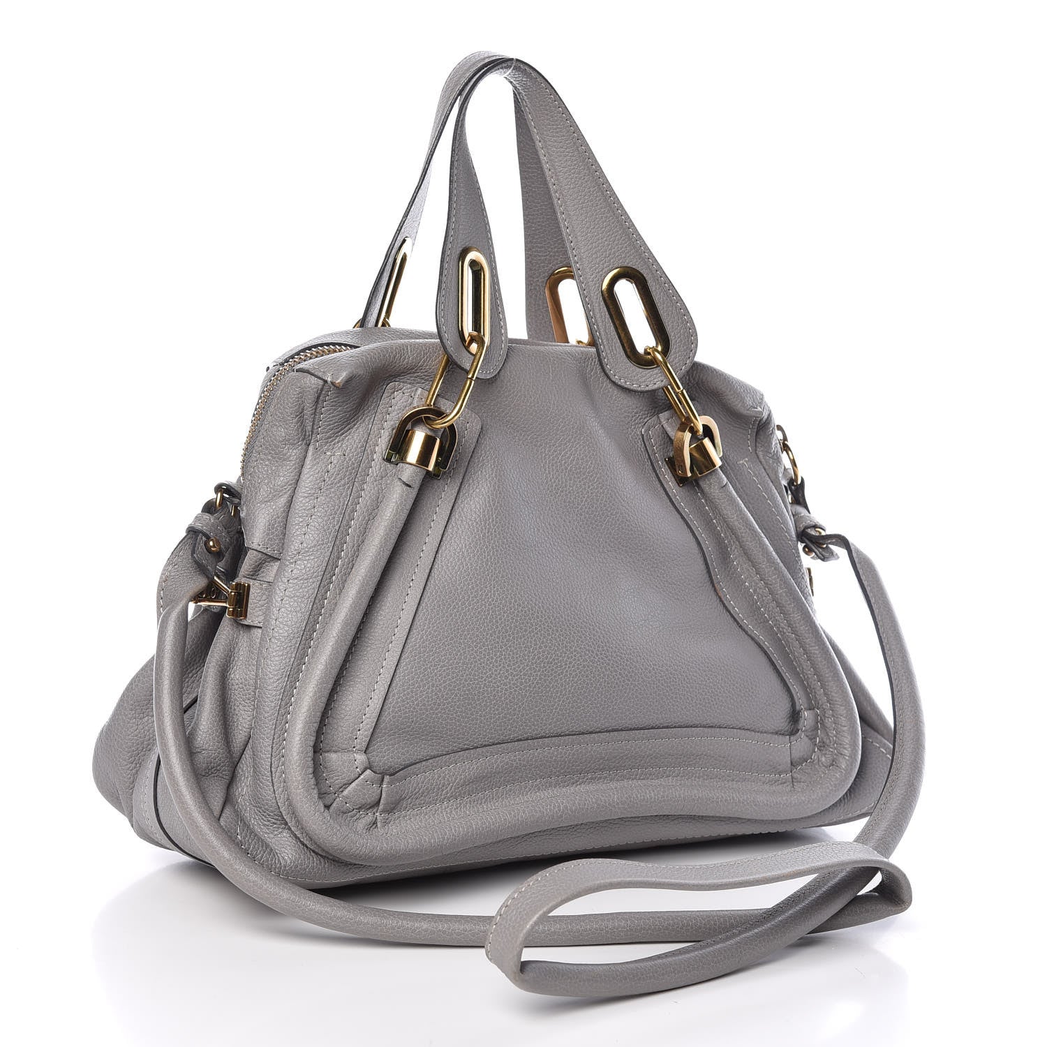 Chloe Calfskin Medium Paraty Cashmere Grey 4 of 15