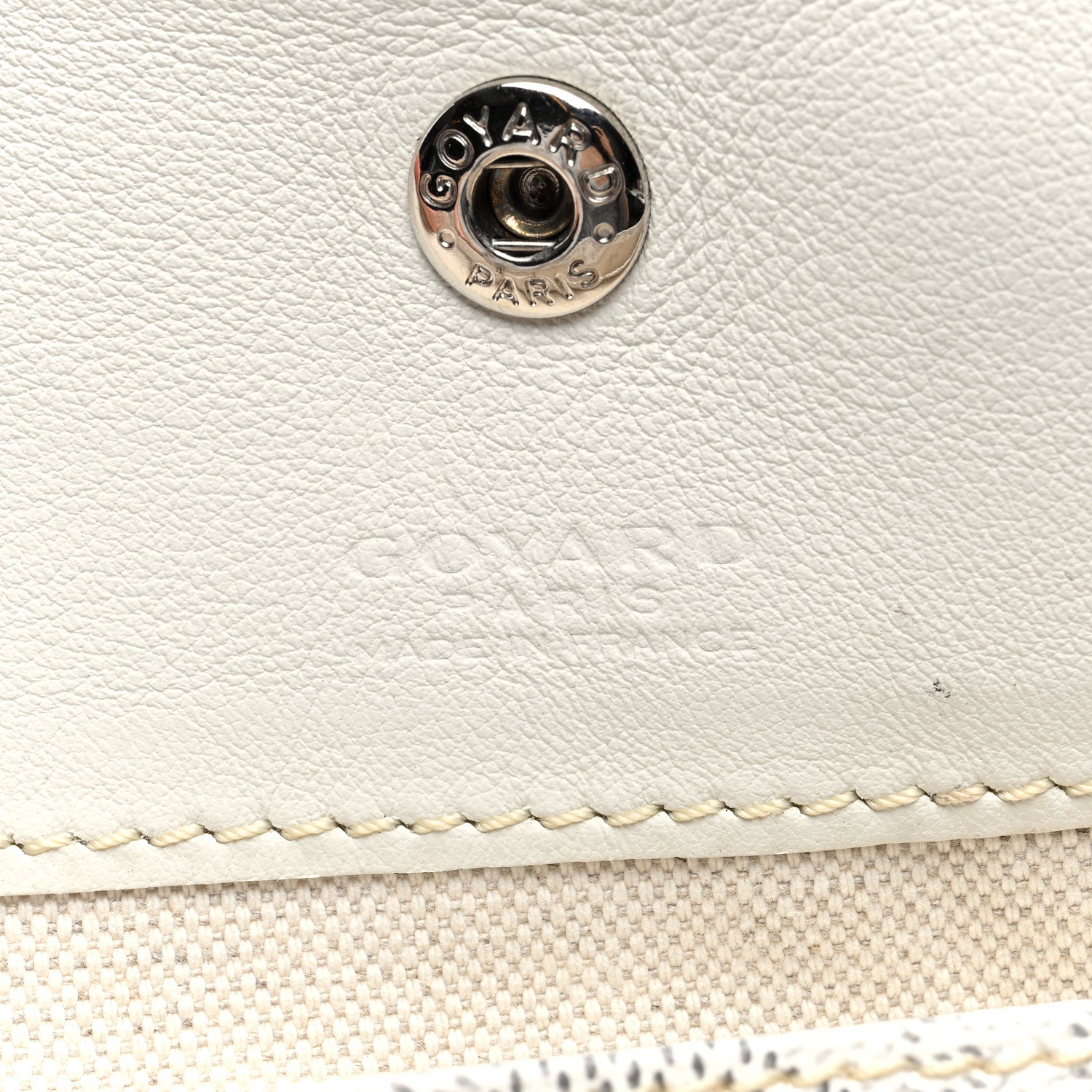 Goyard Goyardine Pouch White 6 of 6