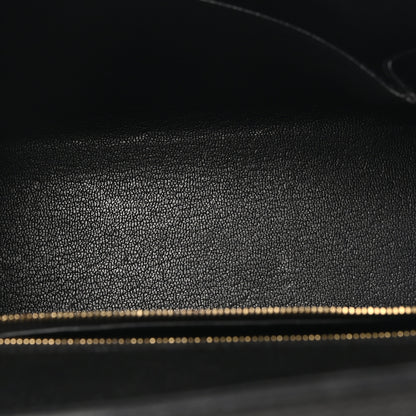 Hermes Epsom Kelly Sellier 25 Black 5 of 11