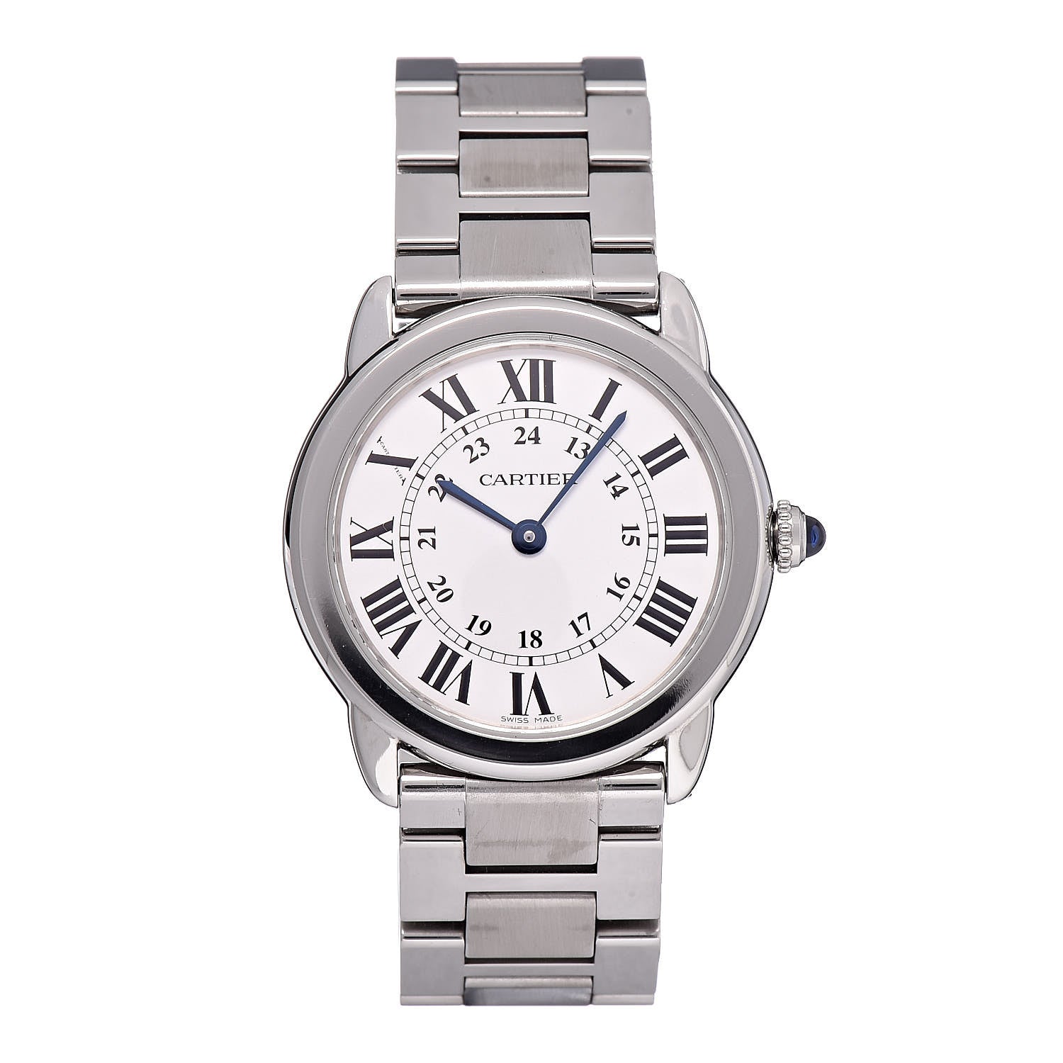Cartier Stainless Steel 29mm Ronde Solo Quartz Watch 1 of 10