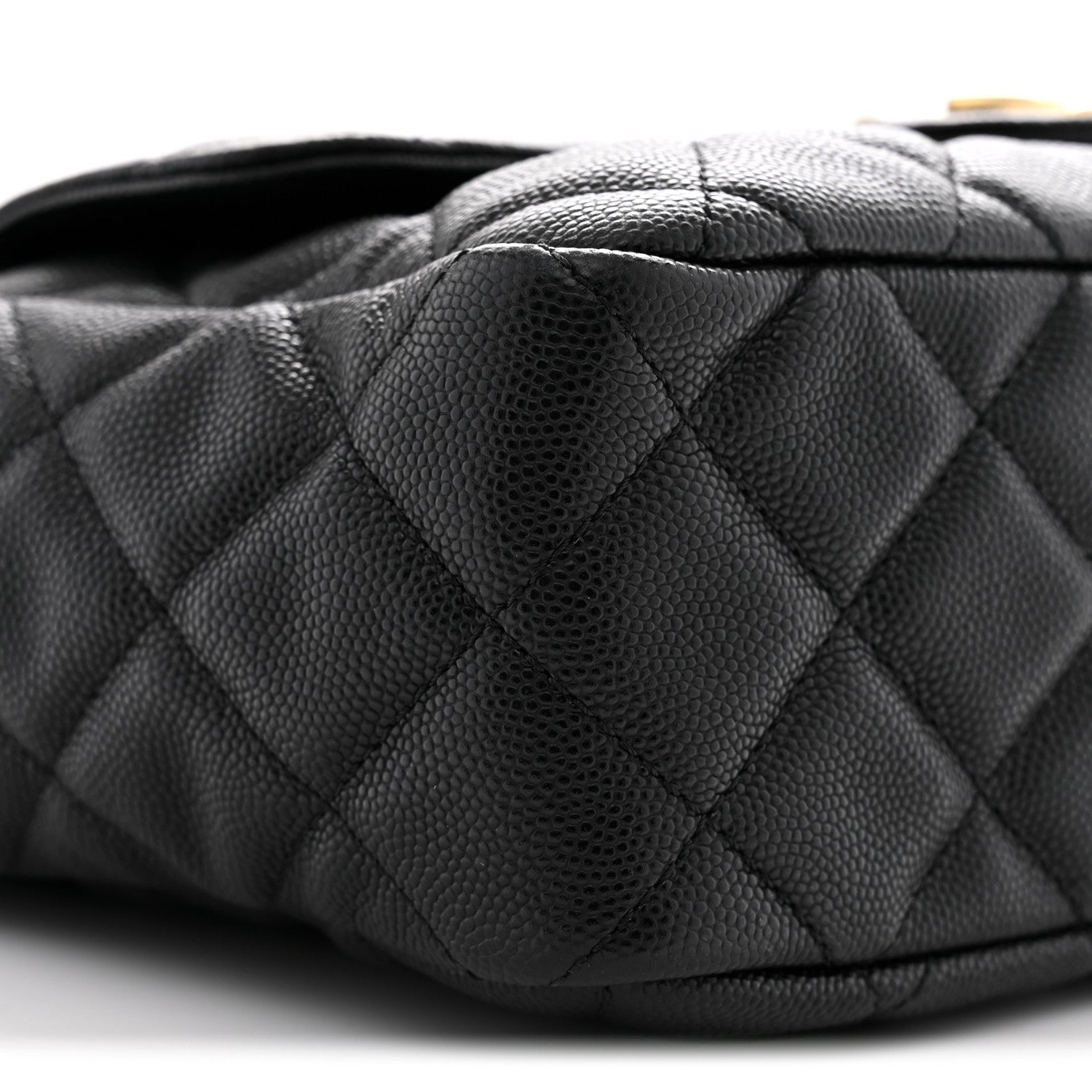 Chanel Caviar Quilted Wavy CC Hobo Black 9 of 12