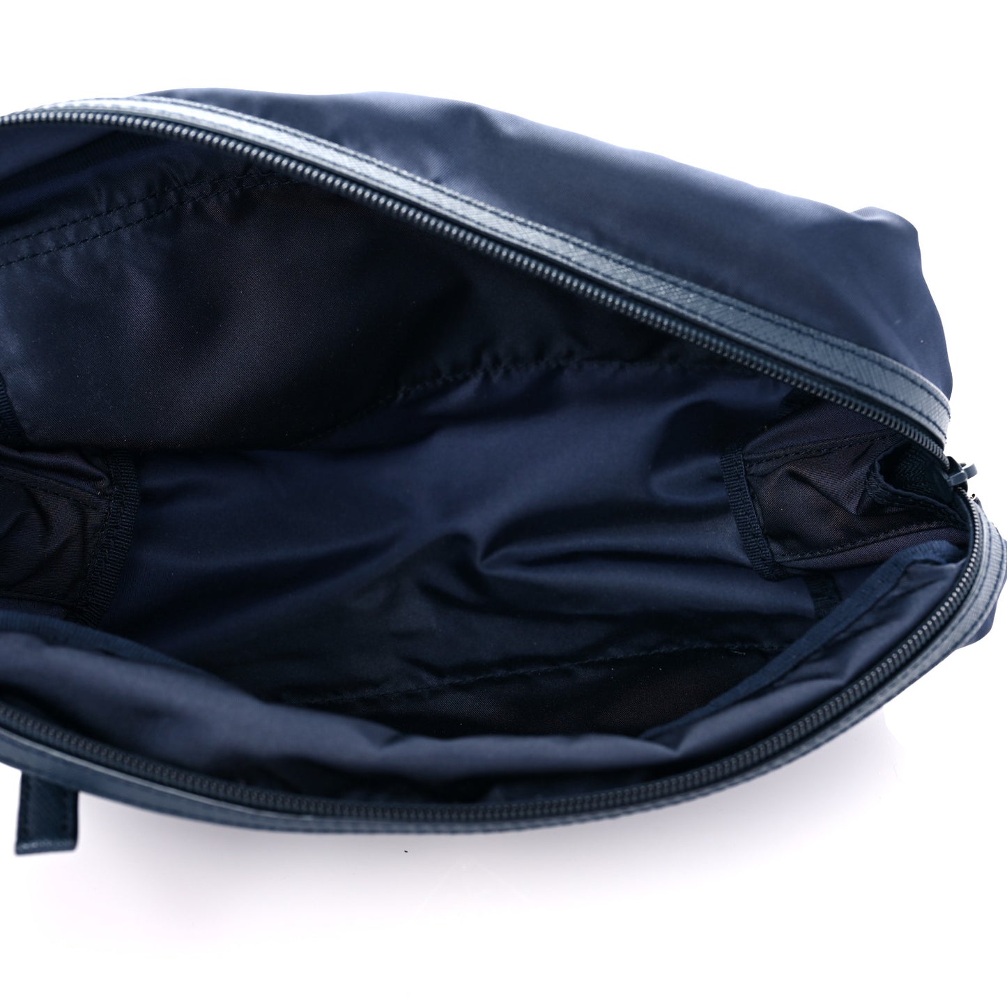Nylon Saffiano Toiletry Case Navy